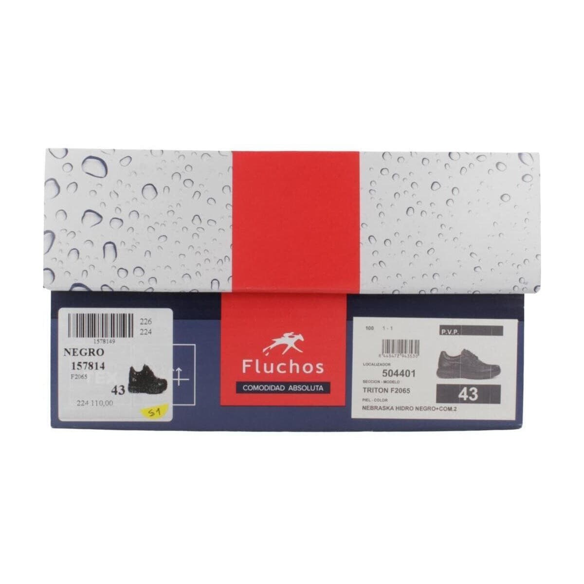 Men's Derby Shoes Fluchos Black