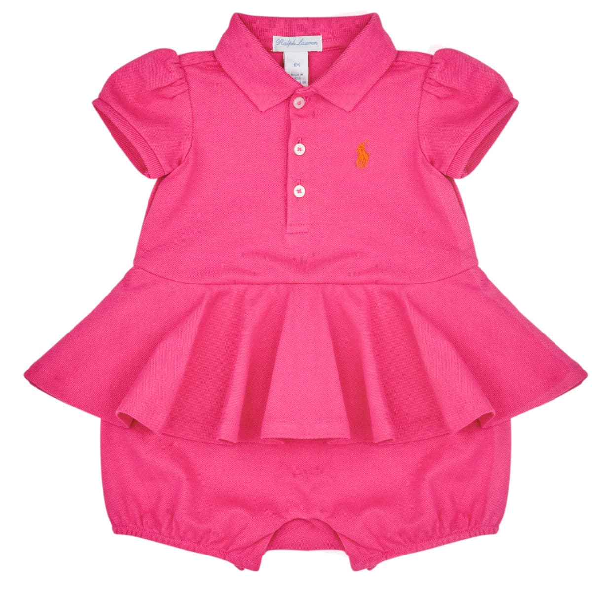 Κοντά Φορέματα Polo Ralph Lauren SS PEPLUM BU-ONE PIECE-SHORTALL