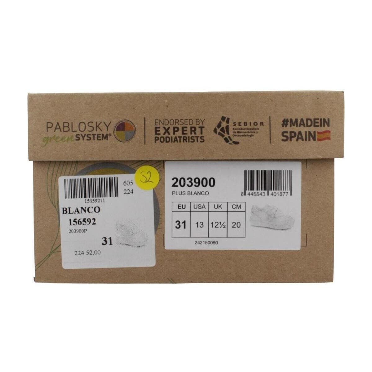 Boys' Sneakers Pablosky White