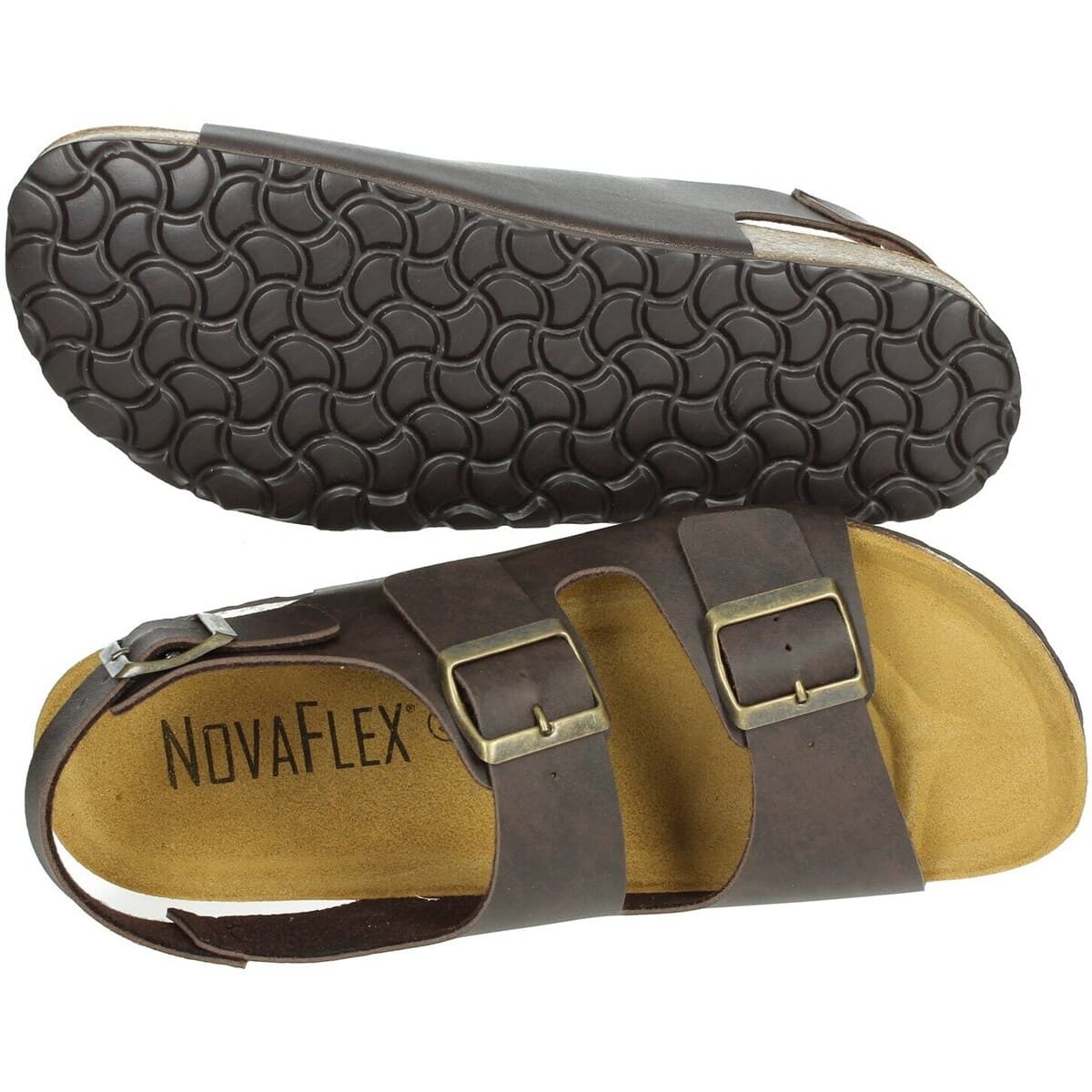 Men's Sandals Novaflex Brown