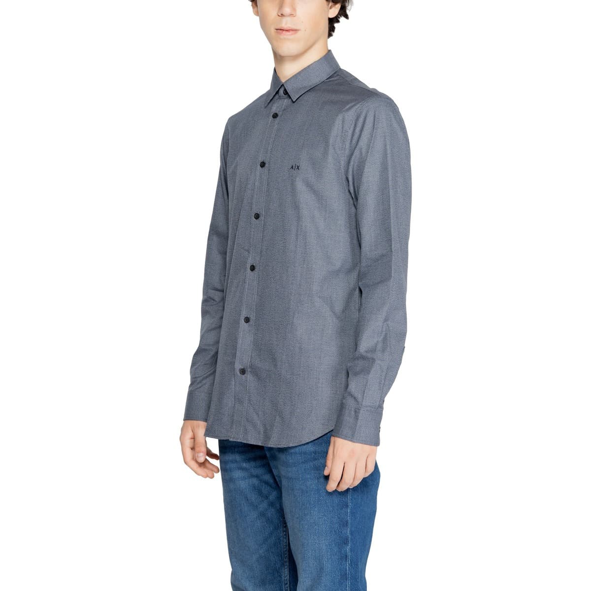 Men's Shirts EAX Blue