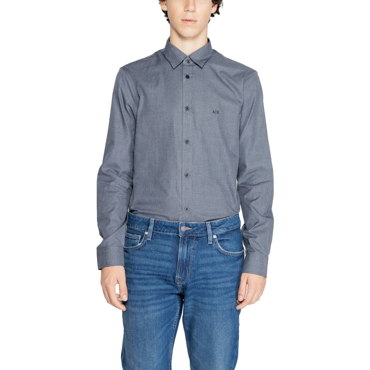 Men's Shirts EAX Blue