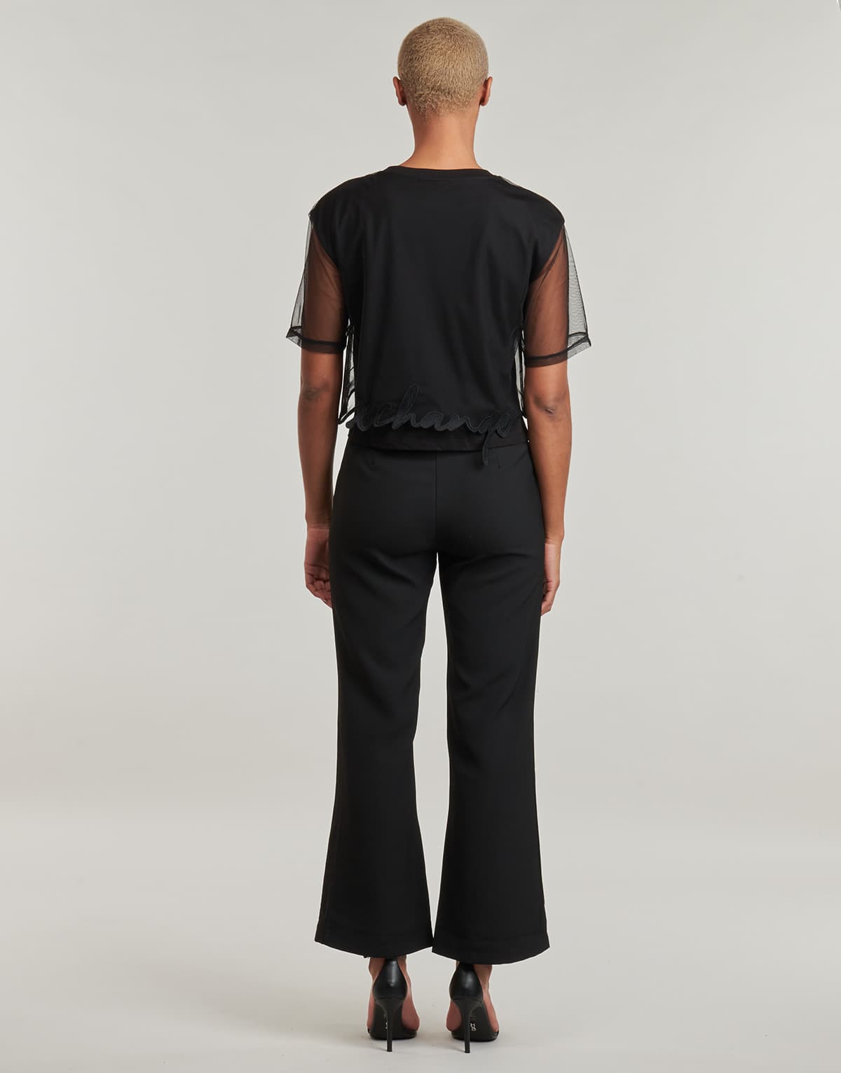 Women's T-Shirts Armani Exchange Black