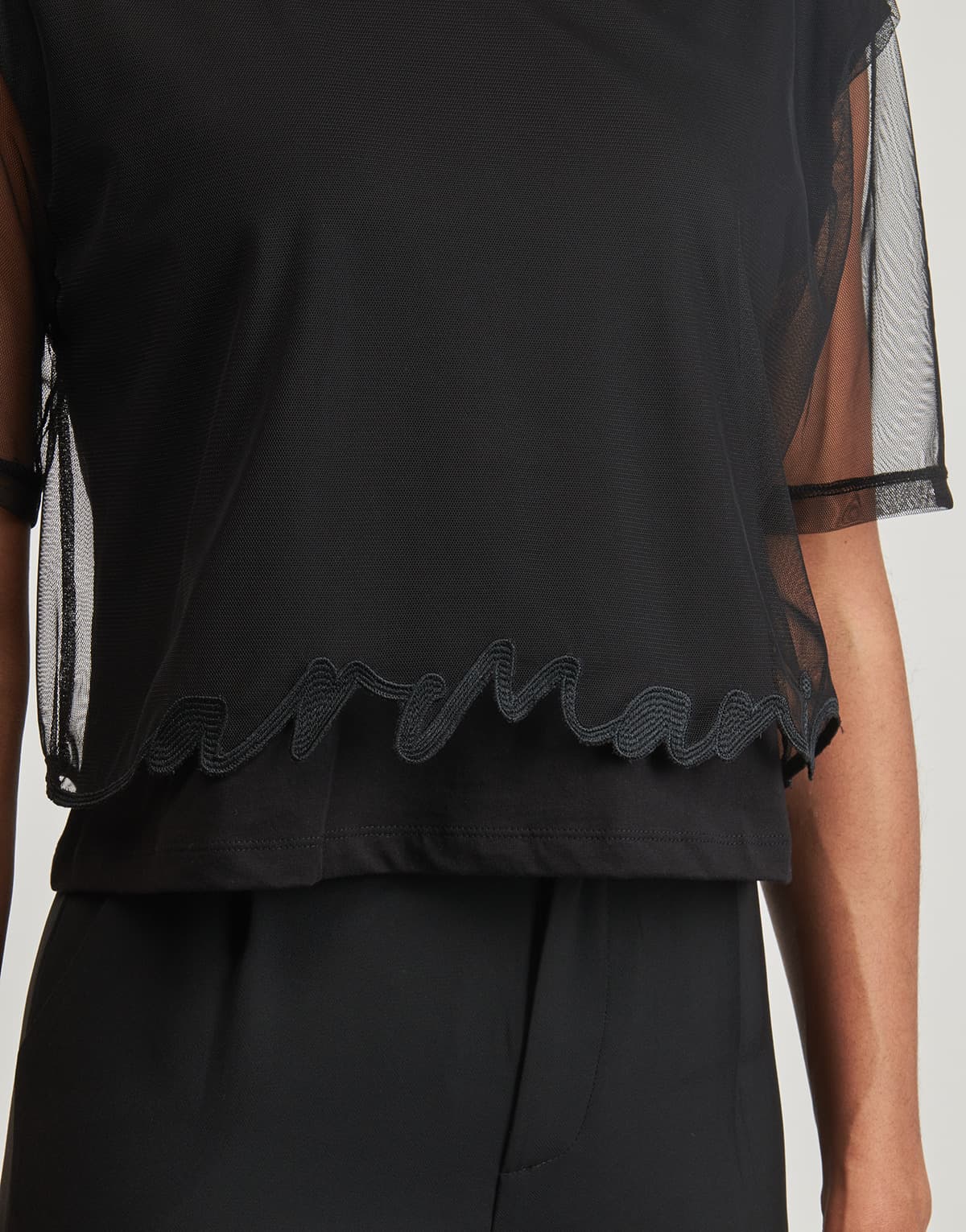 Women's T-Shirts Armani Exchange Black