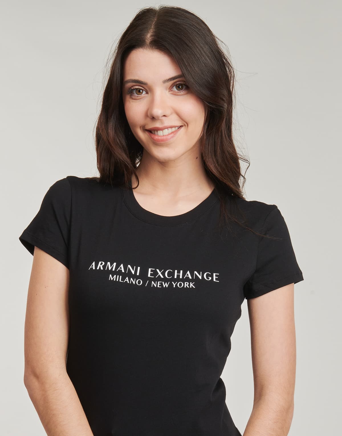 Women's T-Shirts Armani Exchange Black