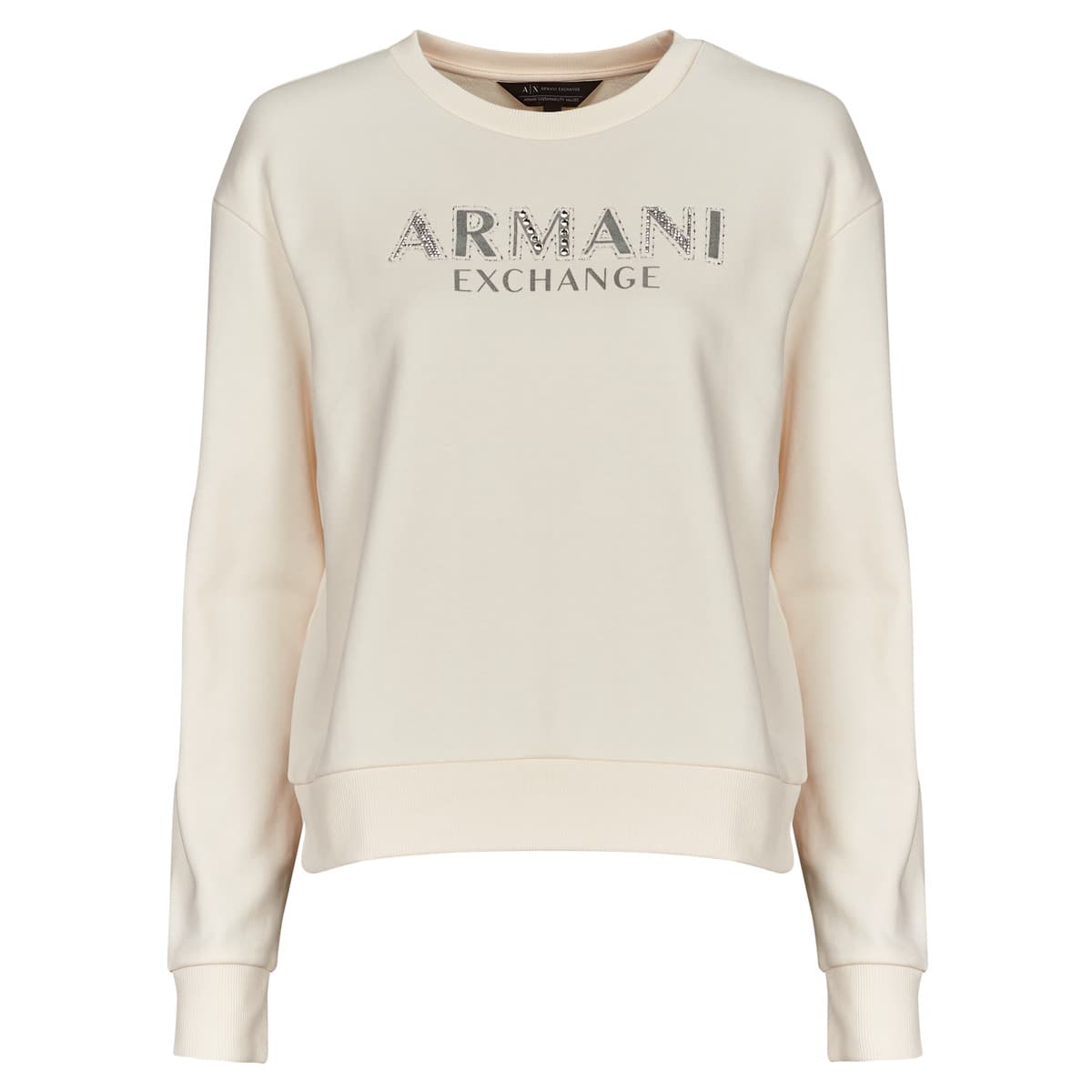 Women's Sports T-Shirts Armani Exchange Beige