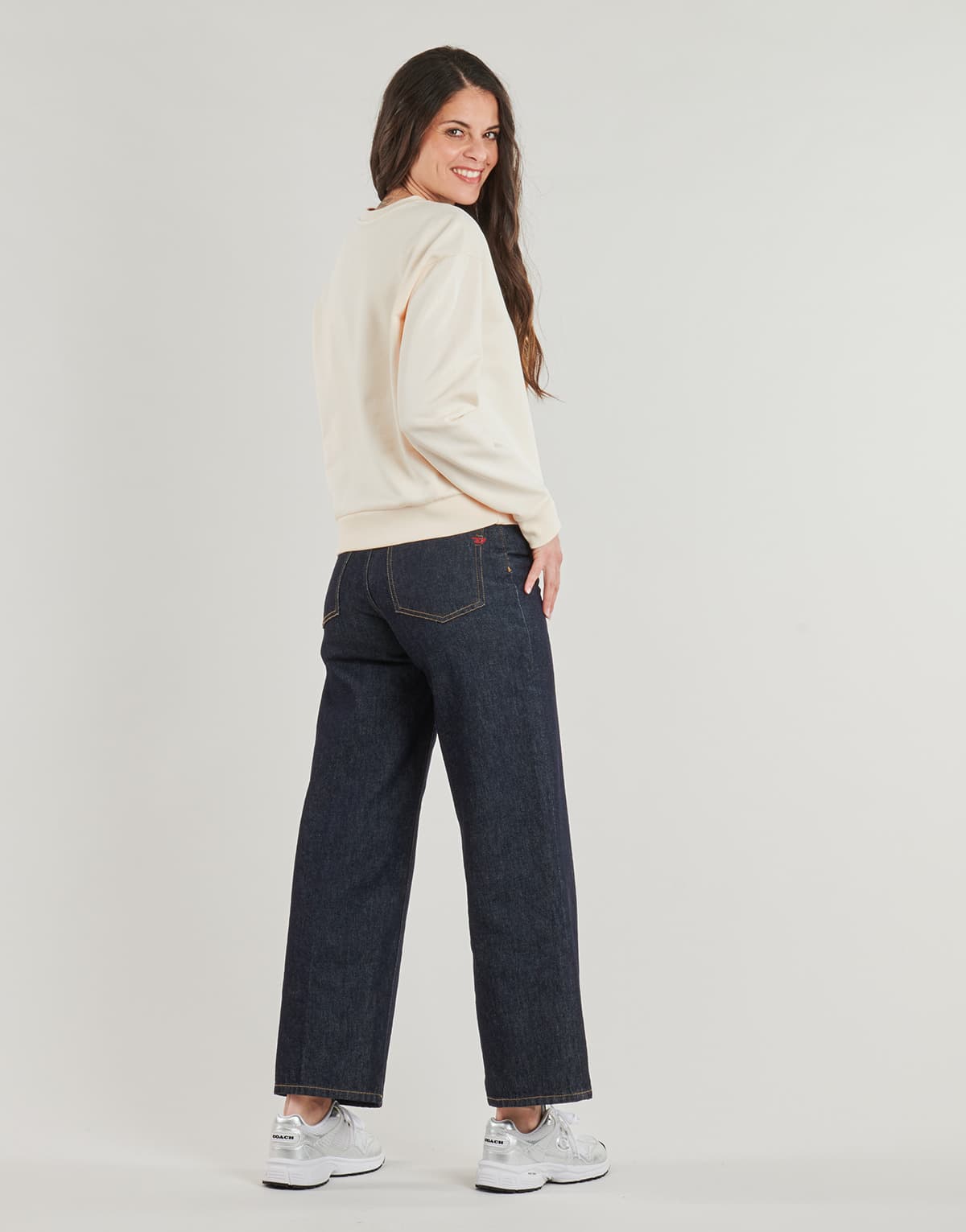 Women's Sports T-Shirts Armani Exchange Beige