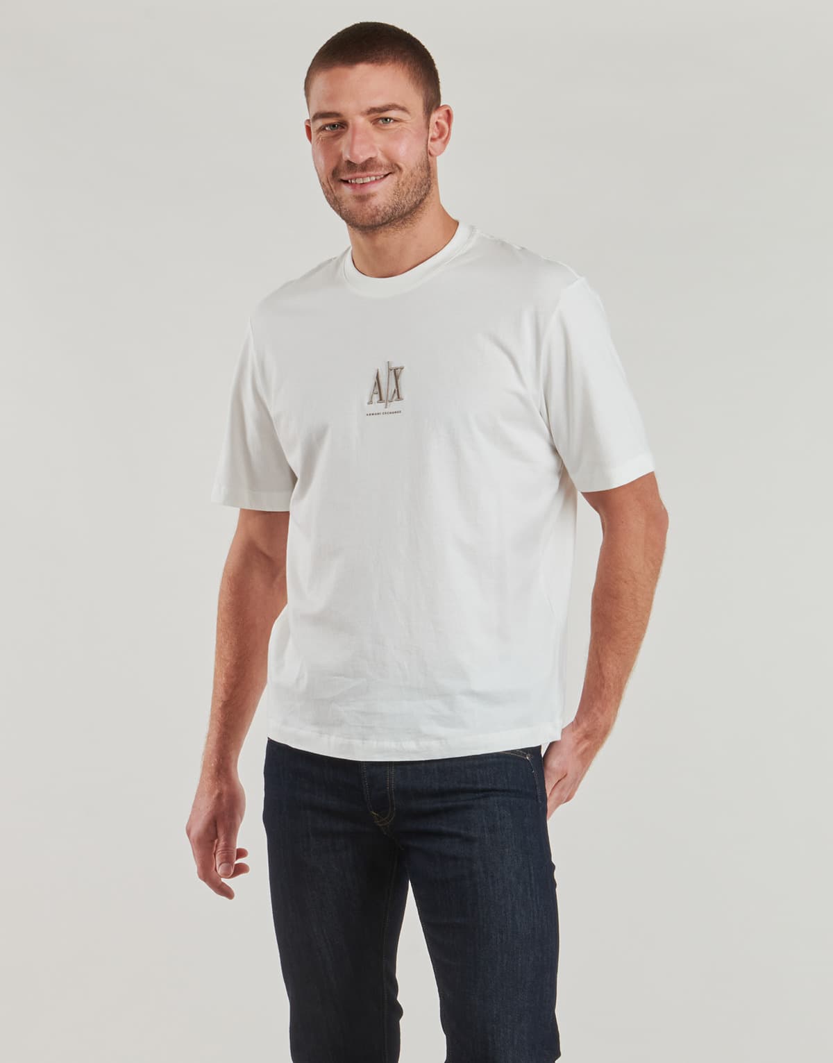 Men's T-Shirts Armani Exchange White