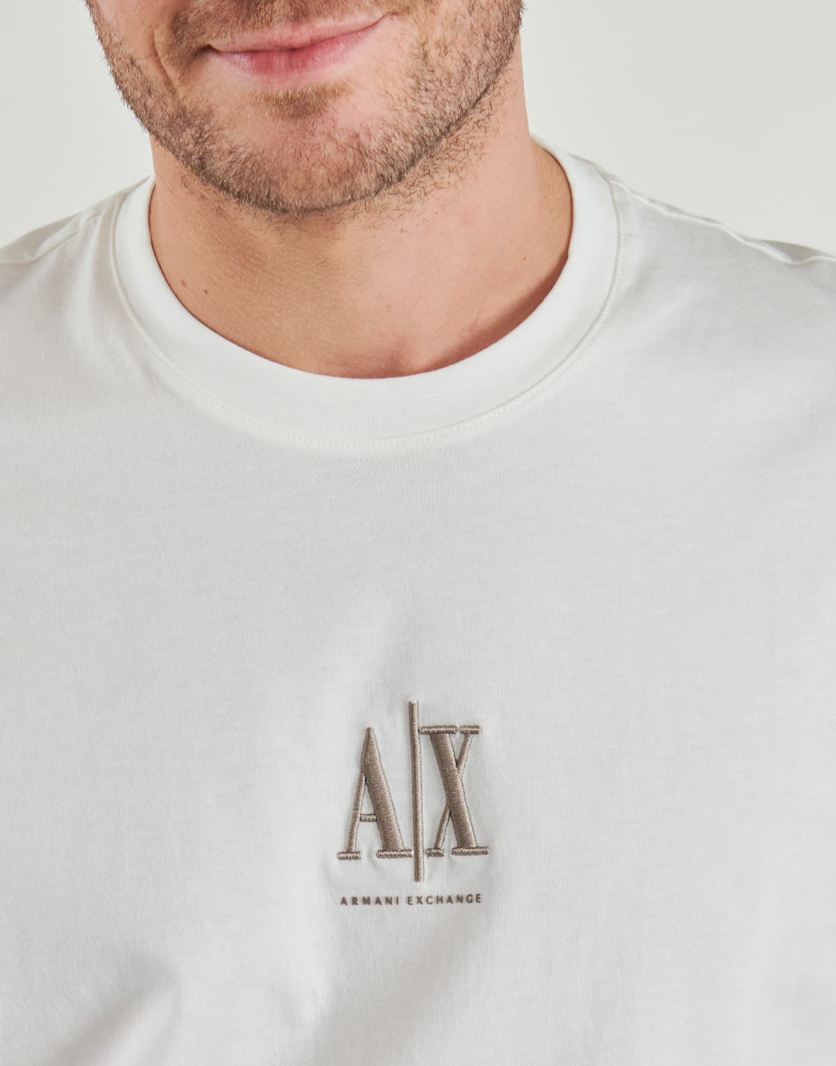 Men's T-Shirts Armani Exchange White