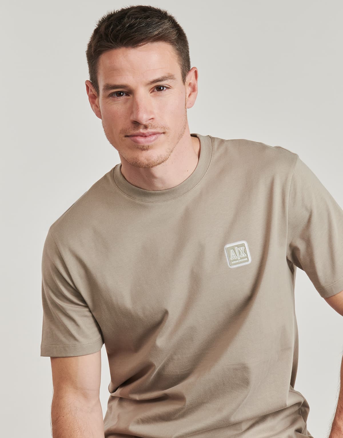 Men's T-Shirts Armani Exchange Beige