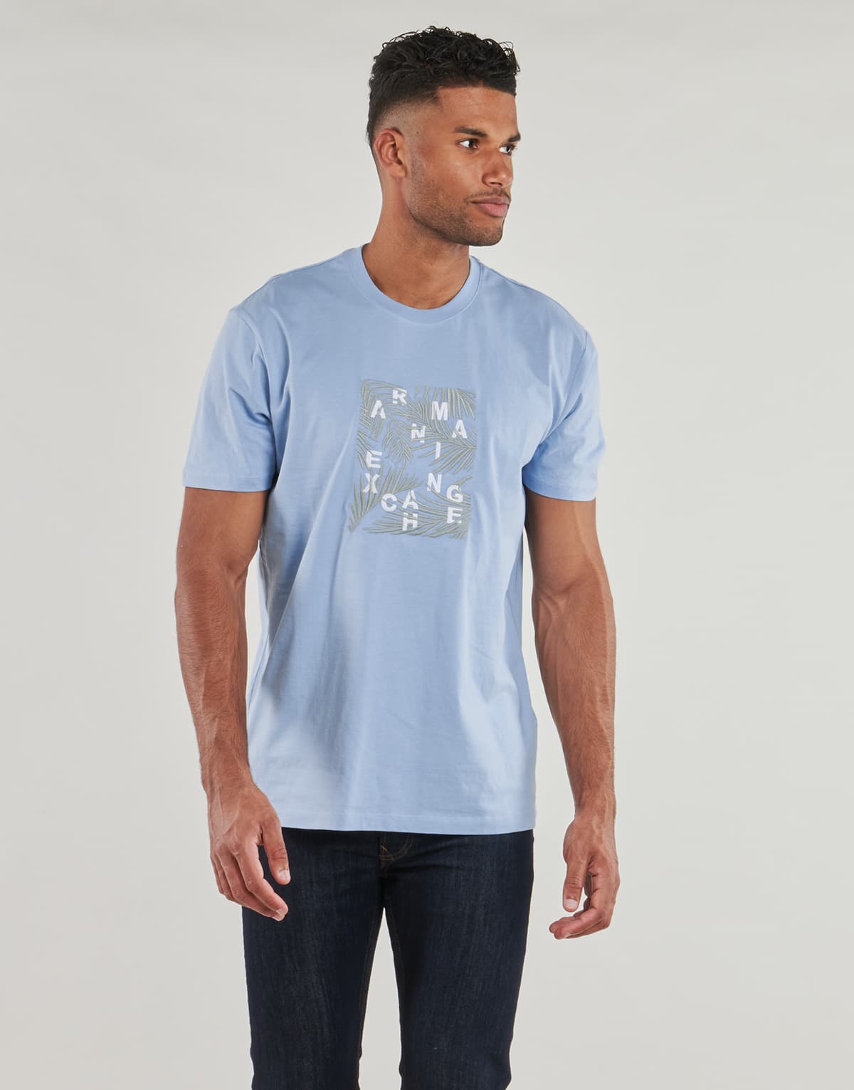 Men's T-Shirts Armani Exchange Blue