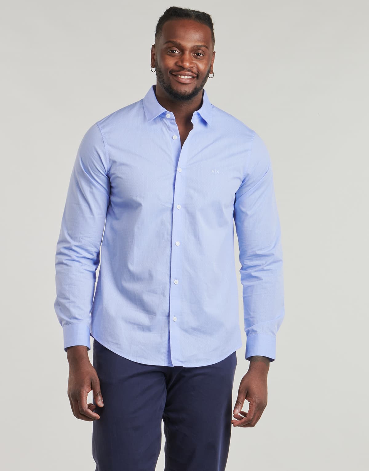 Men's Shirts Armani Exchange Blue