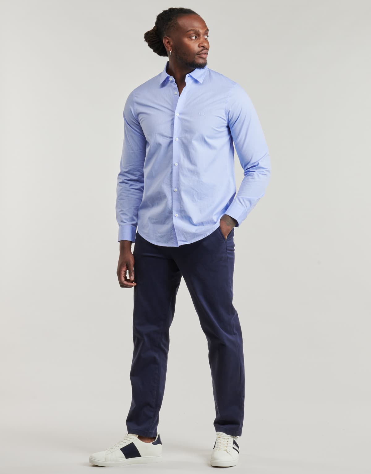 Men's Shirts Armani Exchange Blue