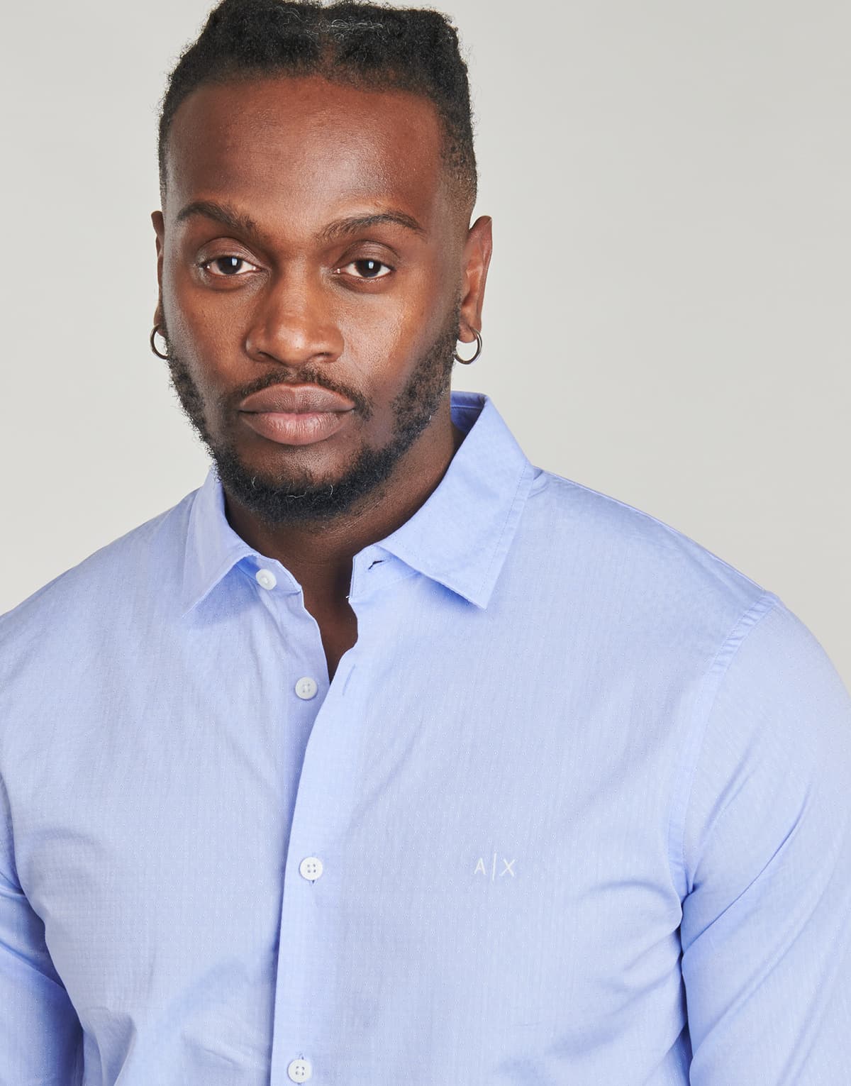 Men's Shirts Armani Exchange Blue