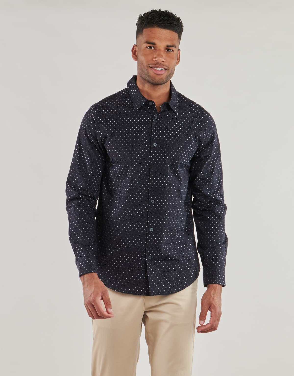 Men's Shirts Armani Exchange Black