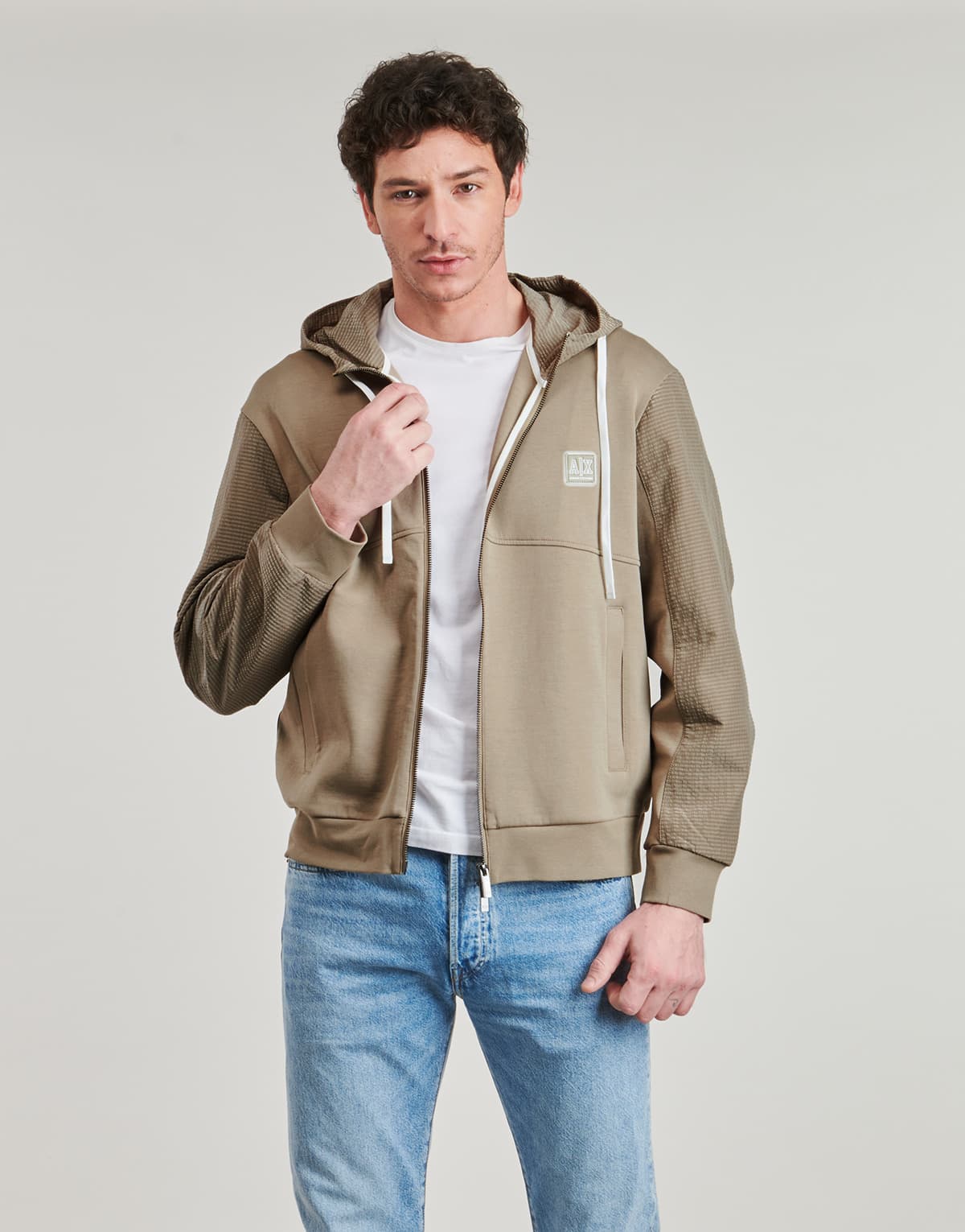 Men's Sweatshirts Armani Exchange Khaki