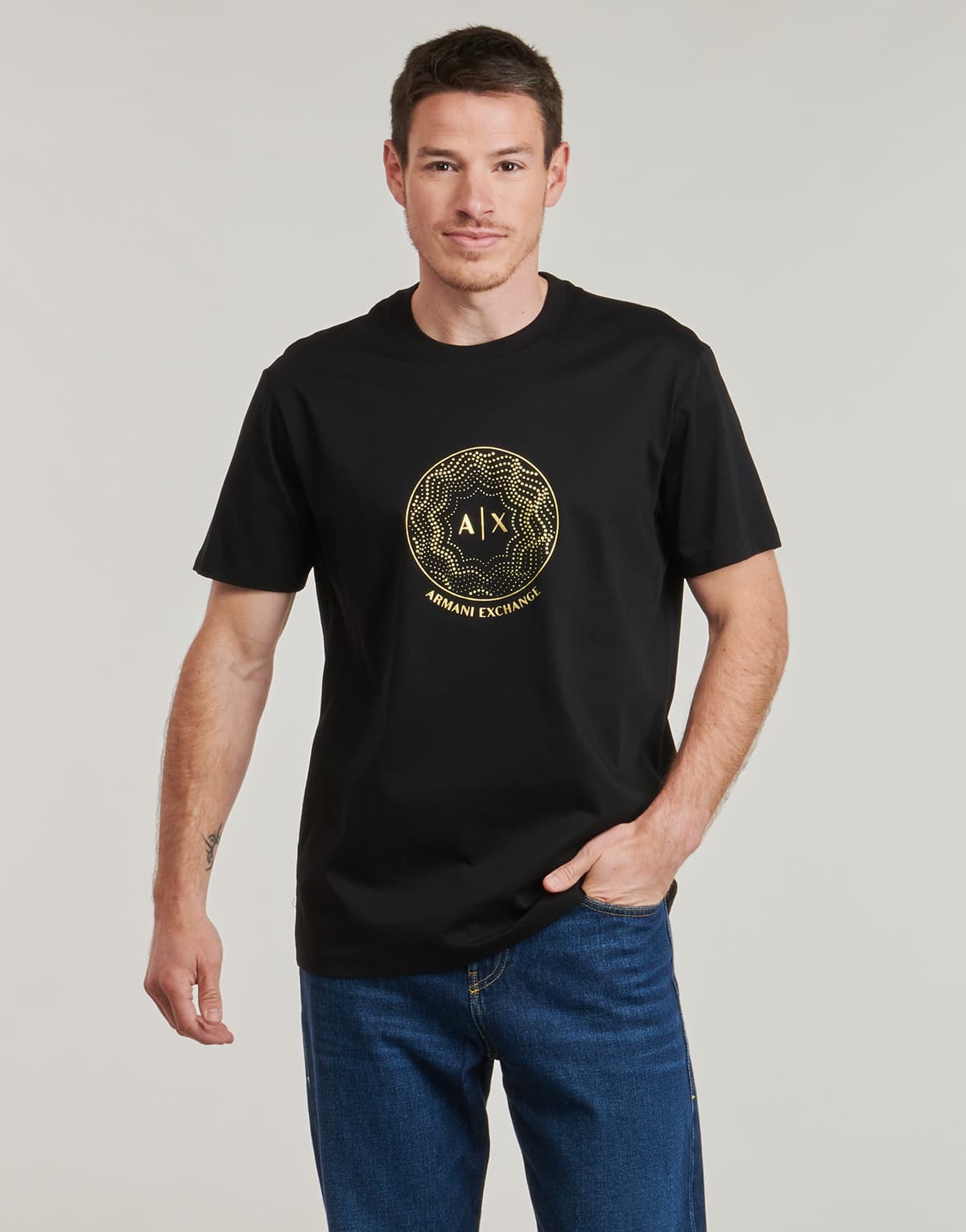 Men's T-Shirts Armani Exchange Black