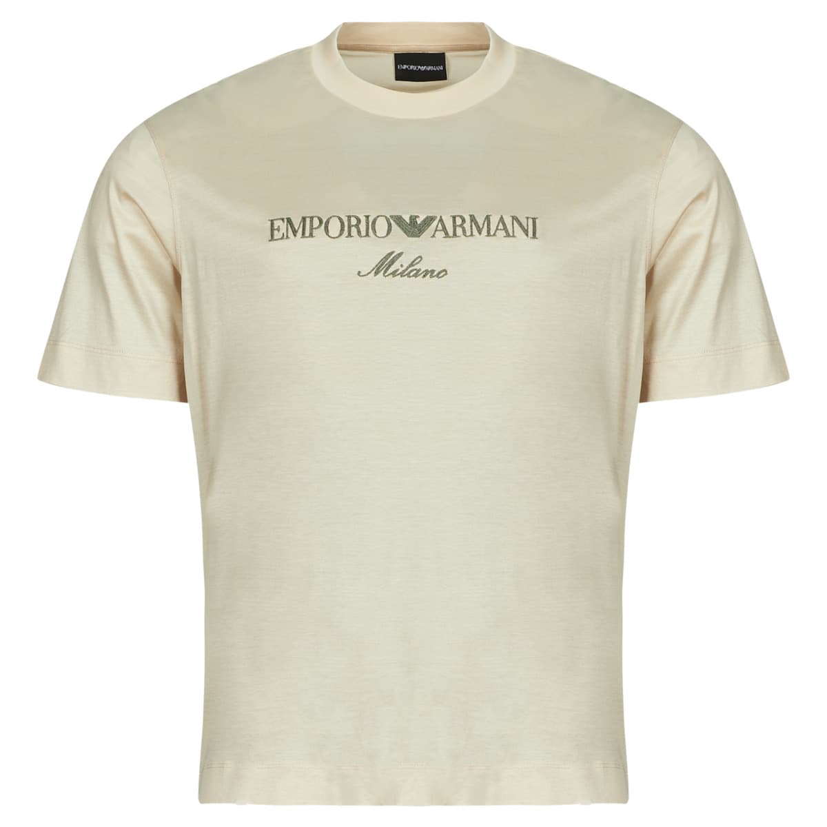 Men's T-Shirts Emporio Armani Beige