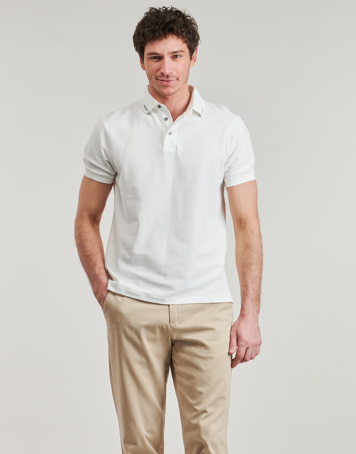 Men's Polo Shirts Emporio Armani White