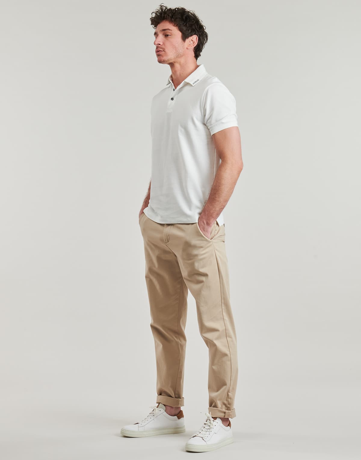 Men's Polo Shirts Emporio Armani White