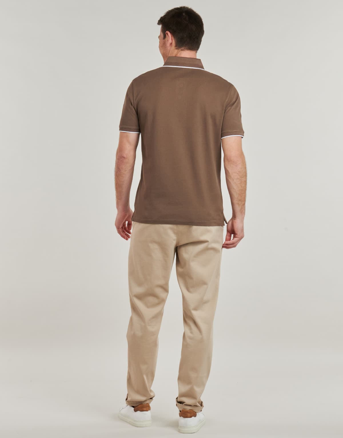 Men's Polo Shirts Emporio Armani Brown