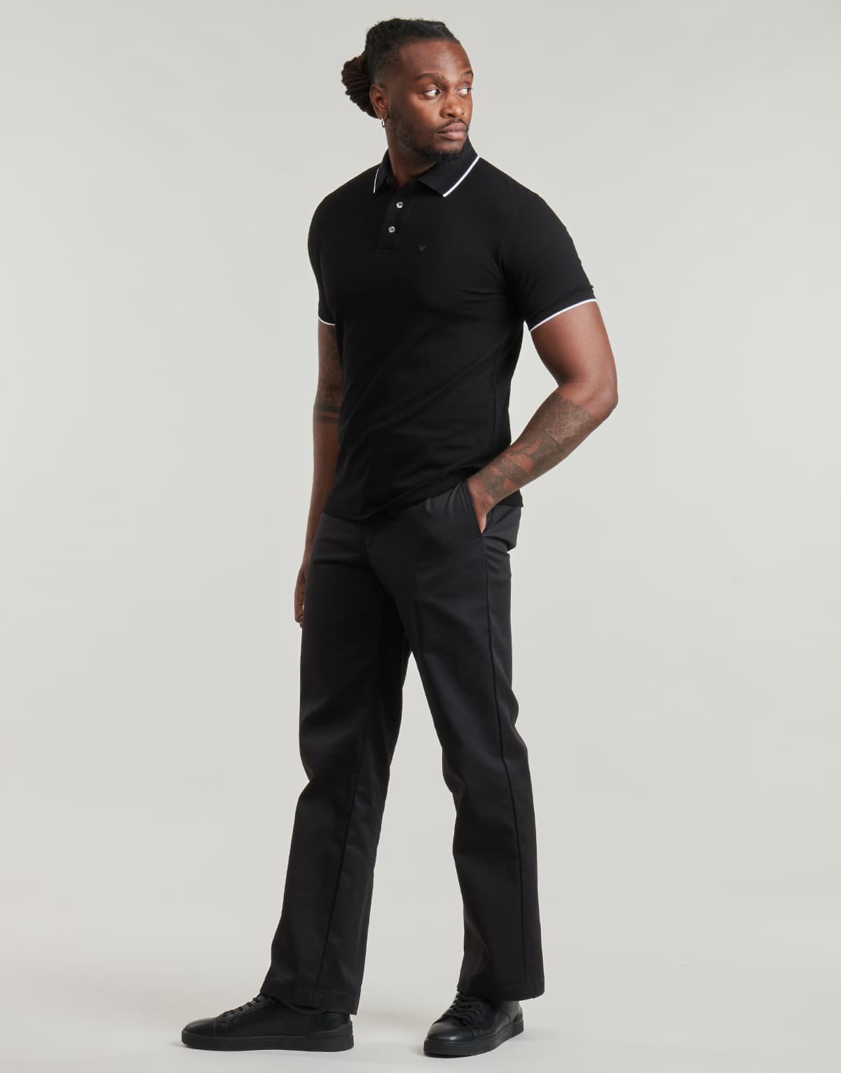 Men's Polo Shirts Emporio Armani Black