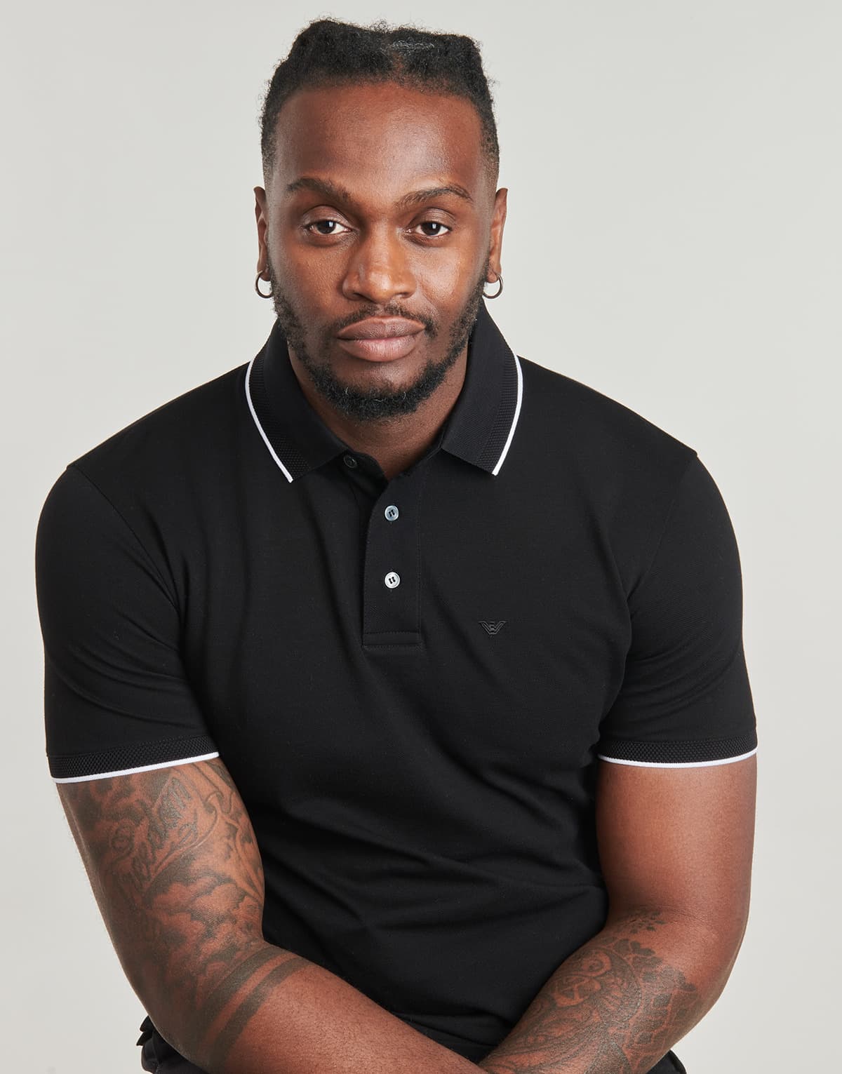 Men's Polo Shirts Emporio Armani Black