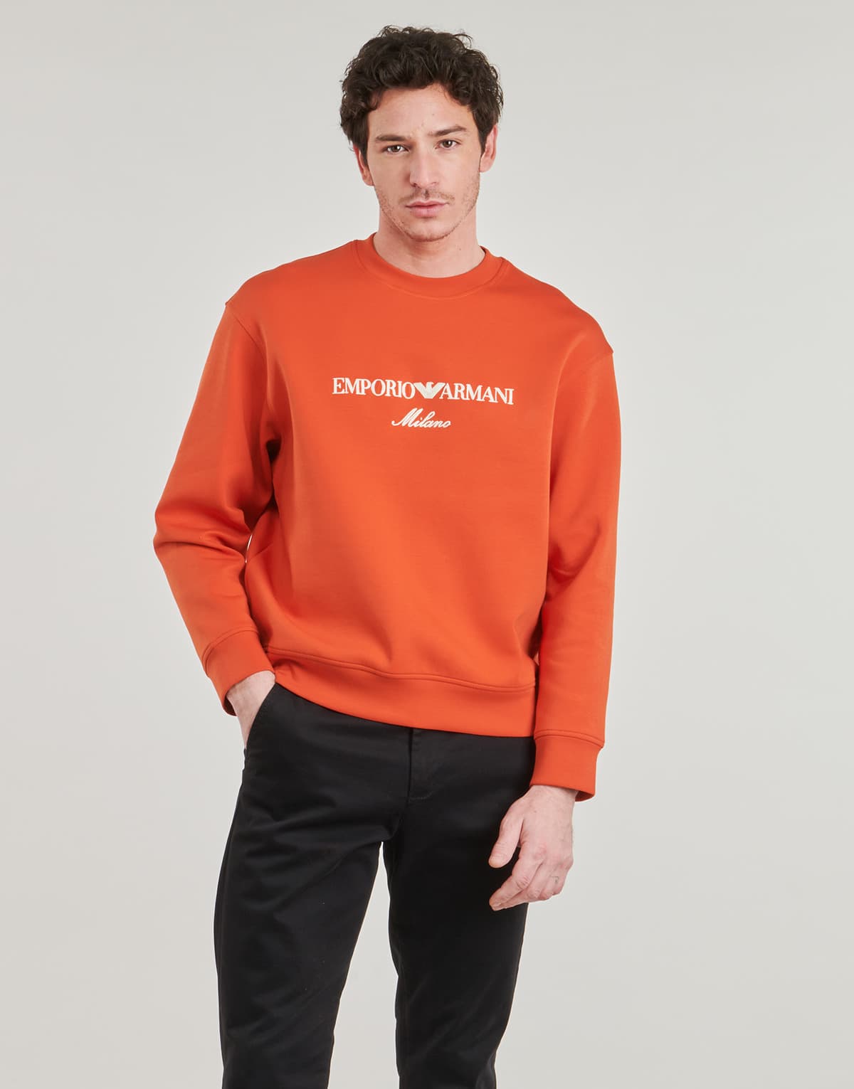 Men's Sports T-Shirts Emporio Armani Orange