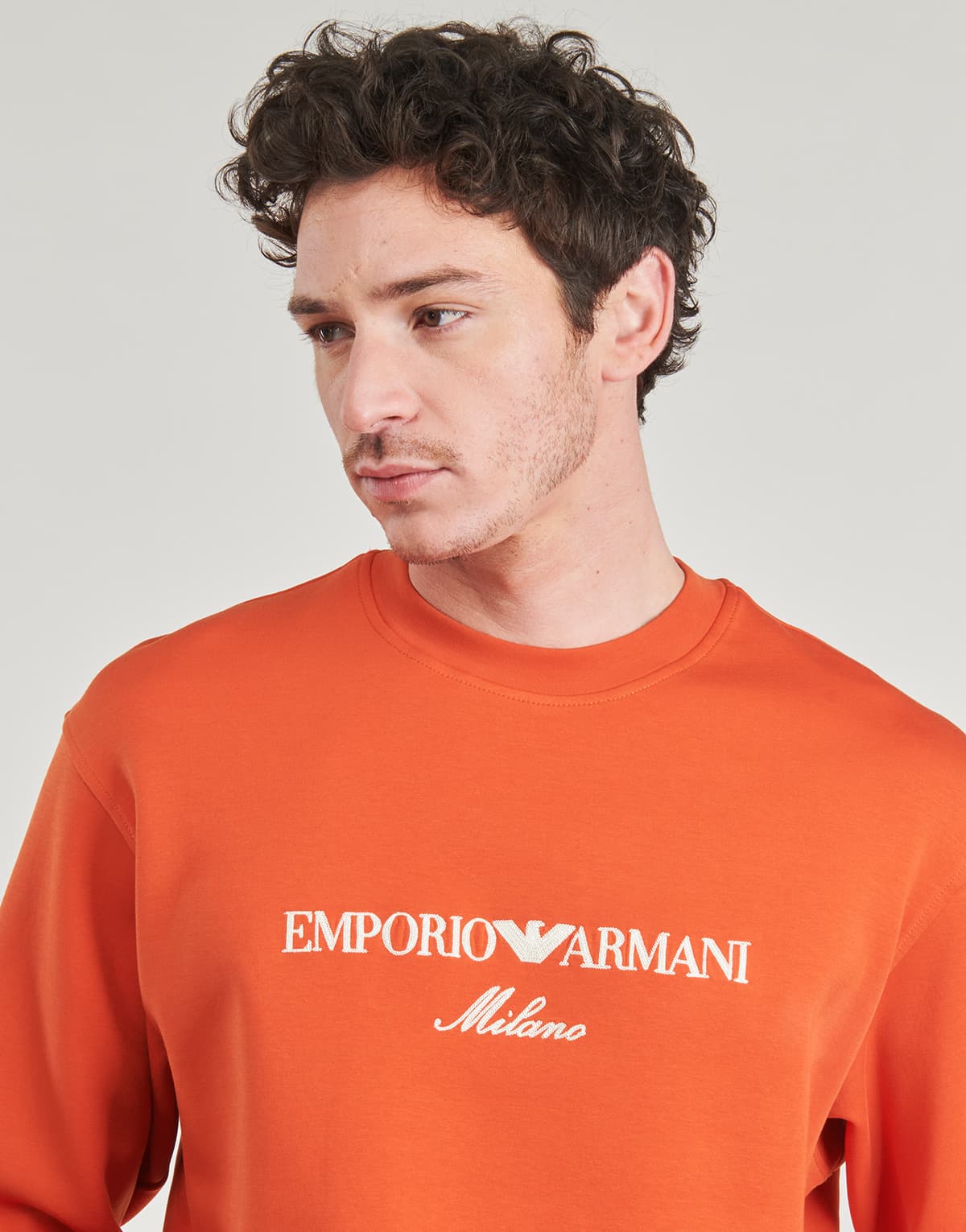 Men's Sports T-Shirts Emporio Armani Orange