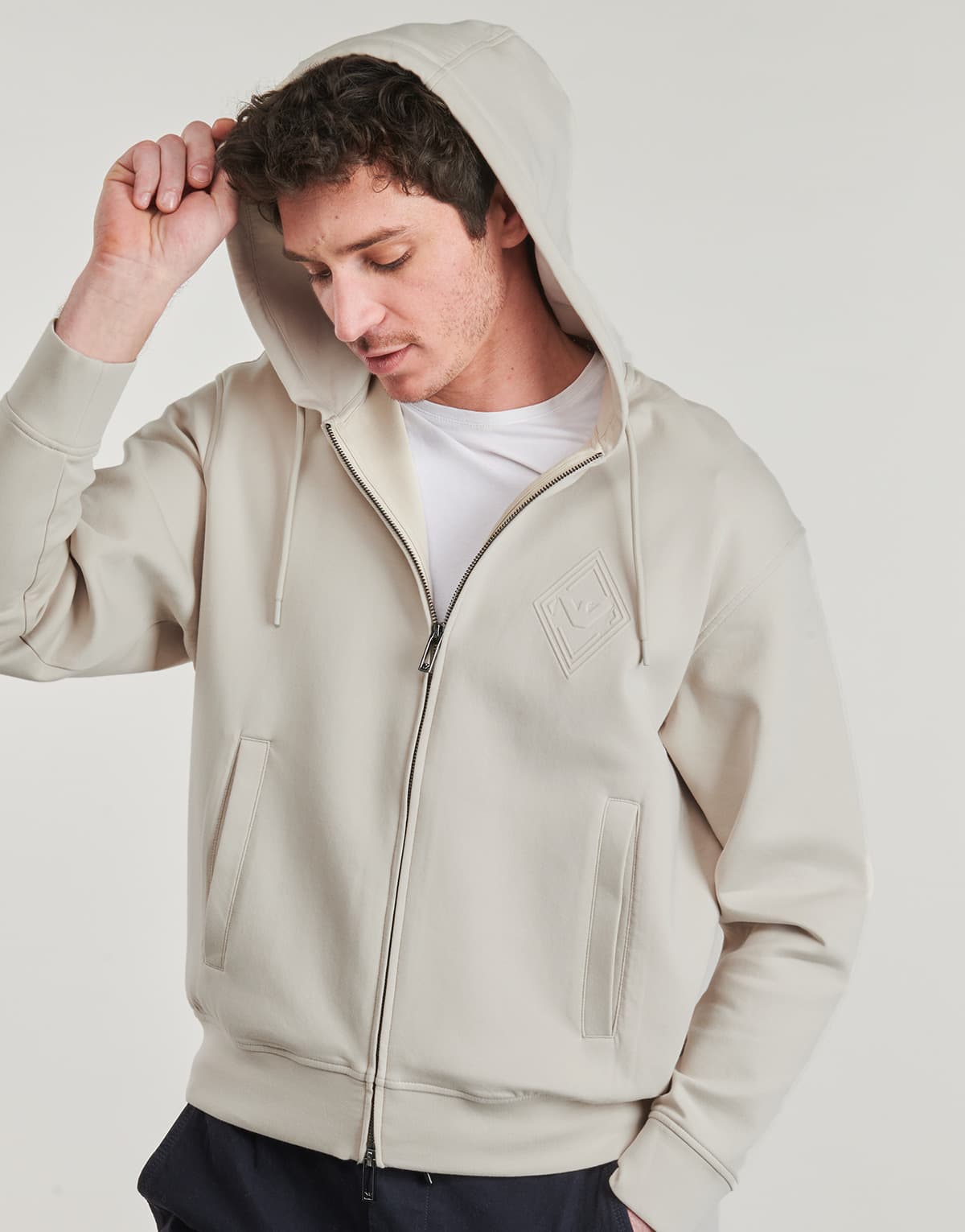 Men's Sweatshirts Emporio Armani Beige