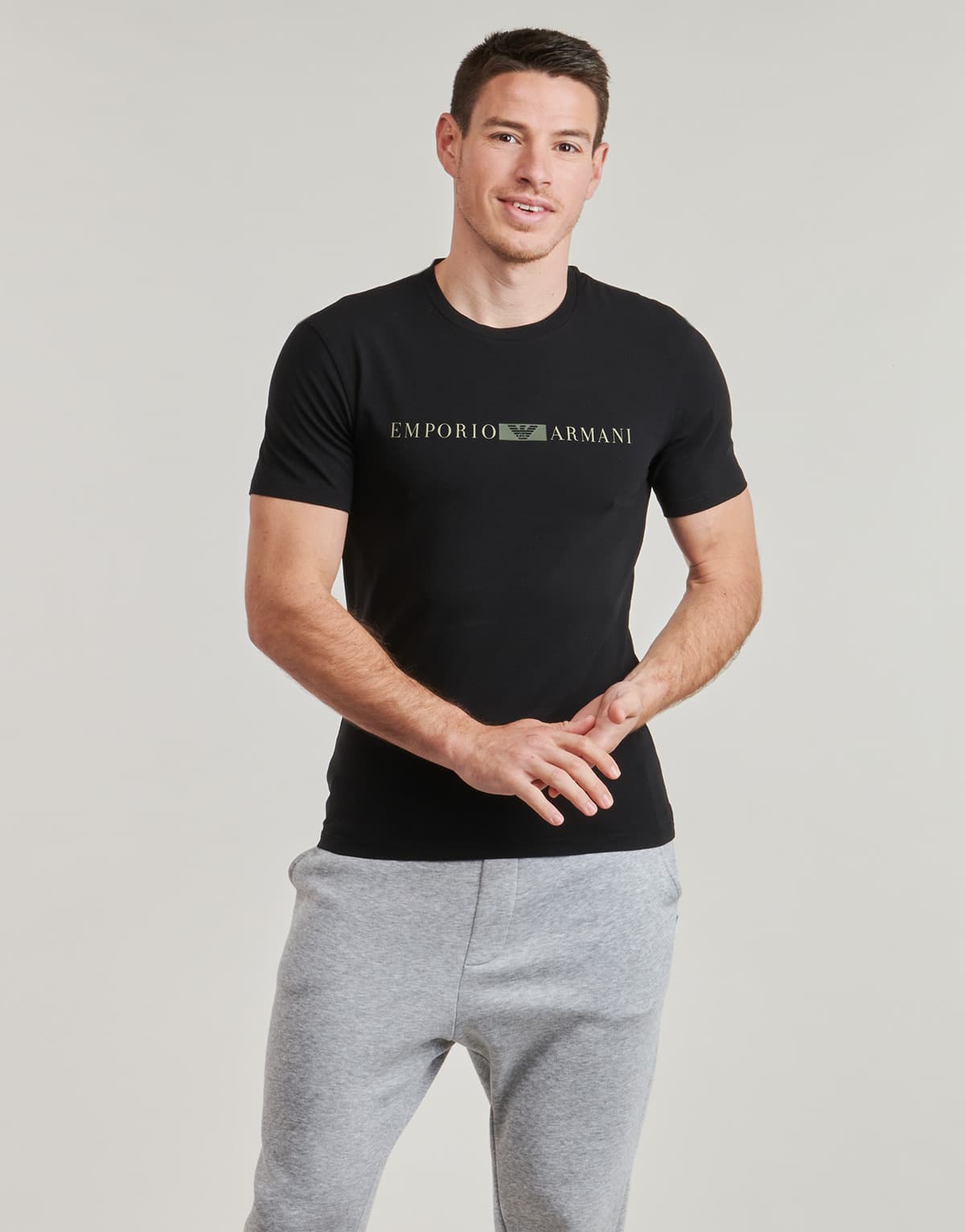 Men's T-Shirts Emporio Armani Black