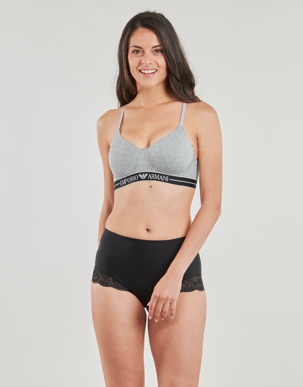 Women's Sports Bras Emporio Armani Gray