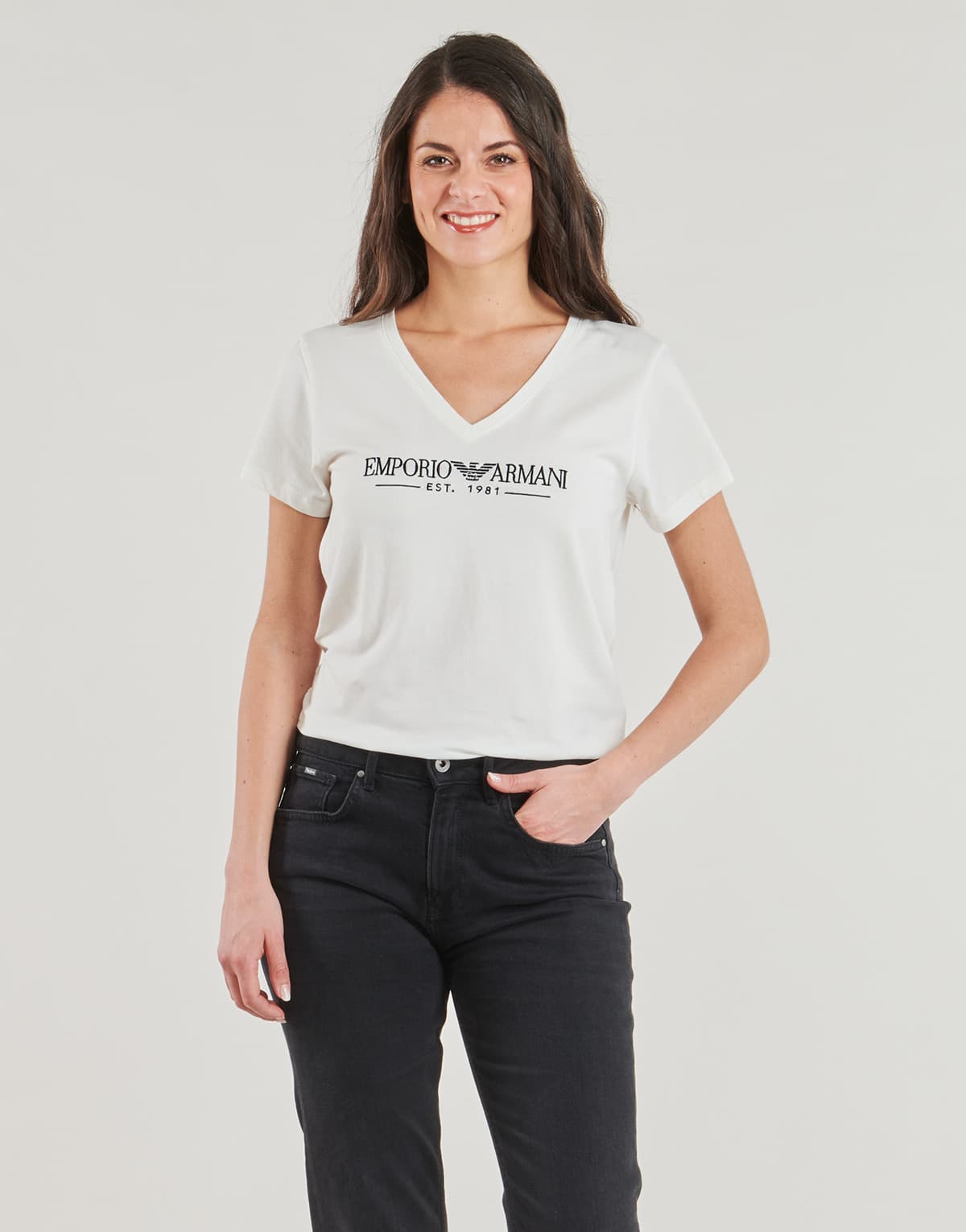 Women's T-Shirts Emporio Armani White