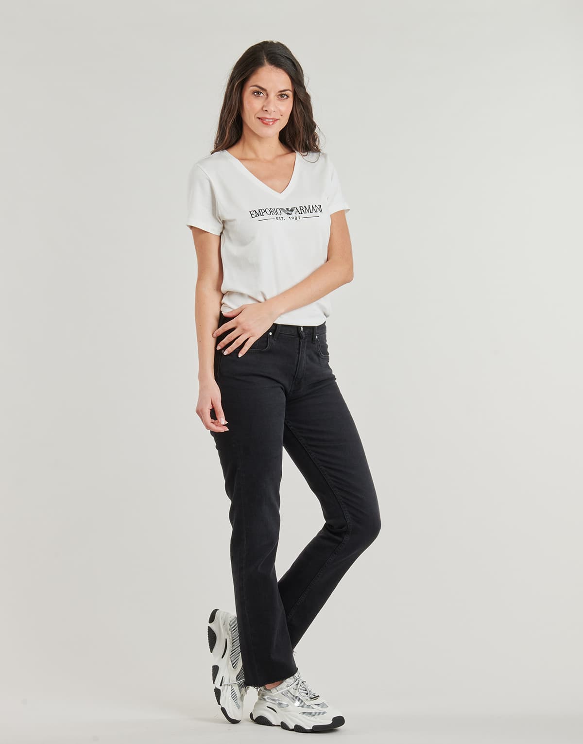 Women's T-Shirts Emporio Armani White