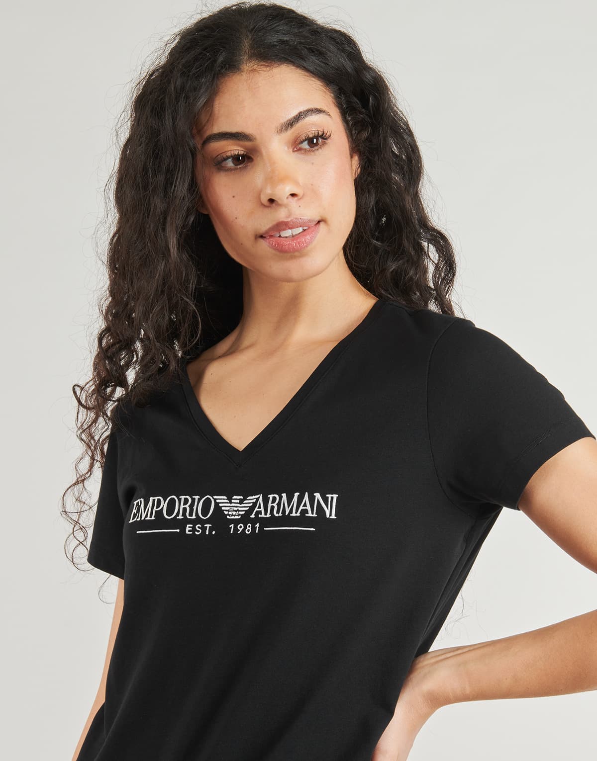 Women's T-Shirts Emporio Armani Black