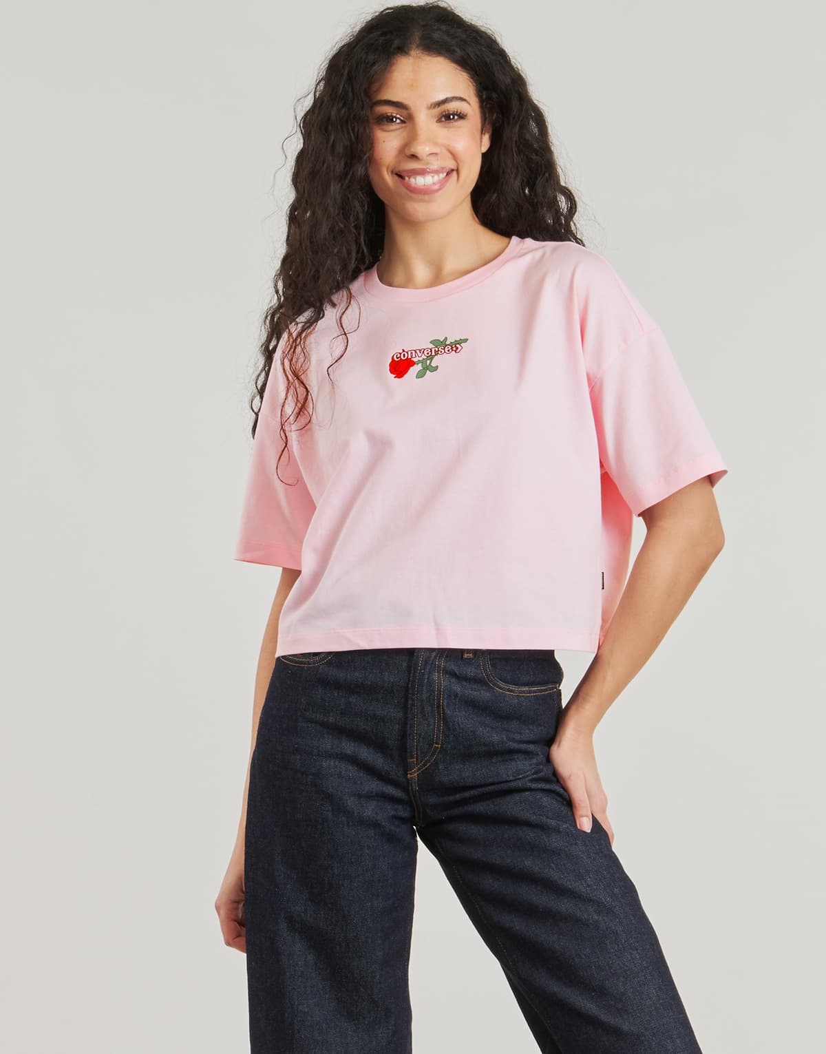 Women's T-Shirts Converse Pink