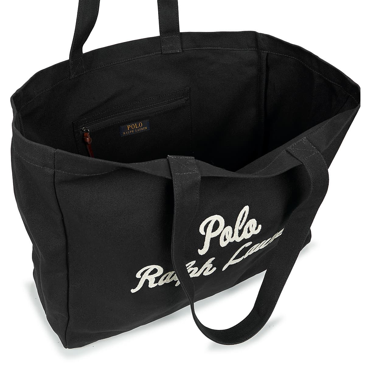 TOTE ΤΣΑΝΤΑ RALPH LAUREN EAST TTE LARGE BLACK POLO RALPH LAUREN