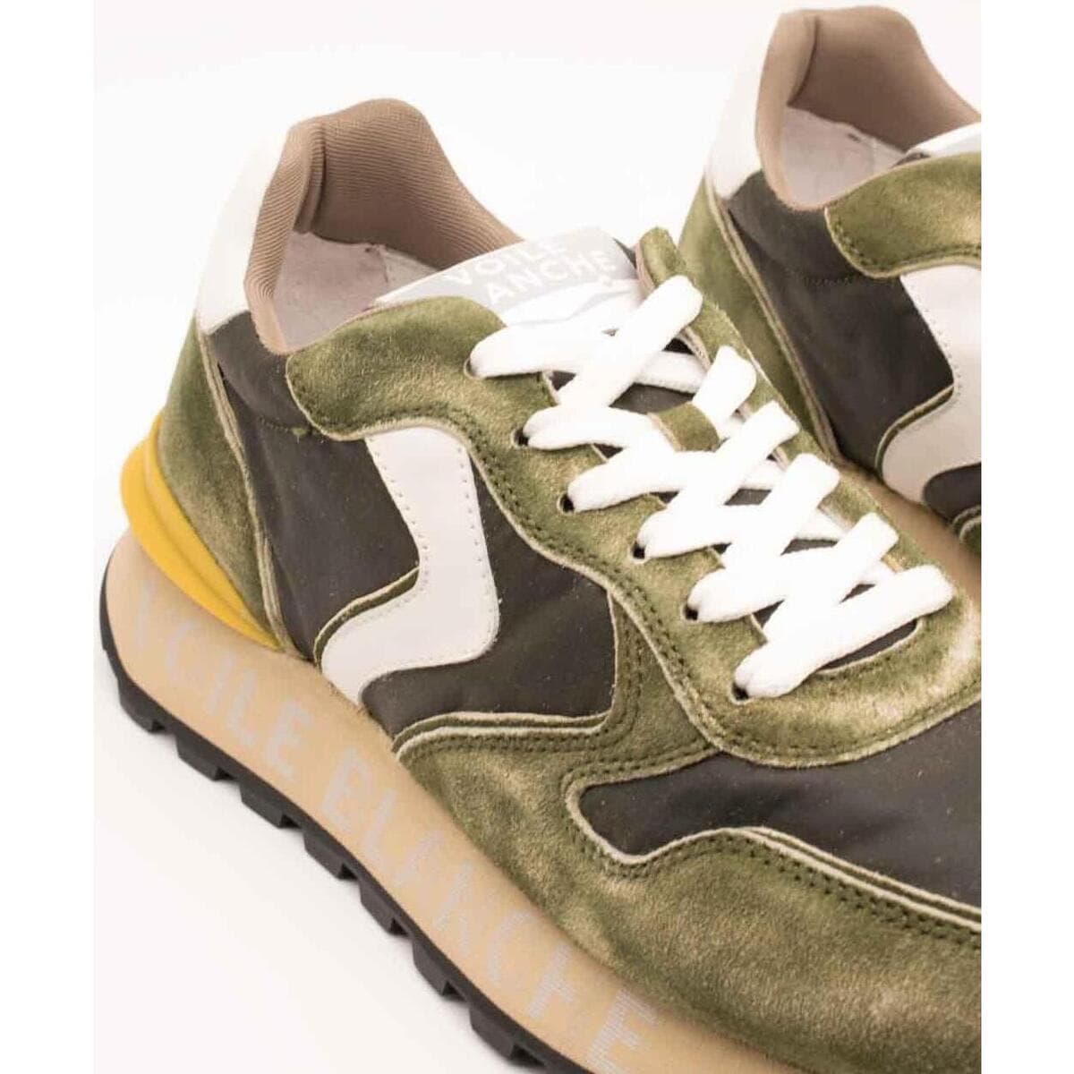 Men's Sneakers Voile Blanche Green