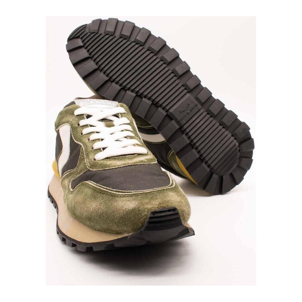 Men's Sneakers Voile Blanche Green