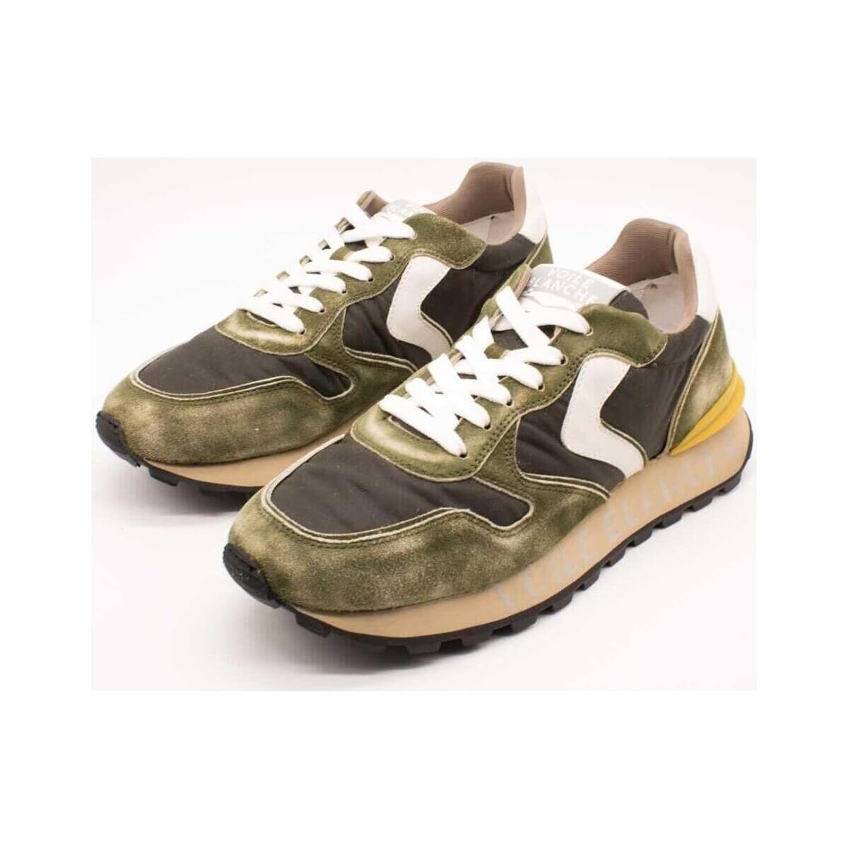 Men's Sneakers Voile Blanche Green