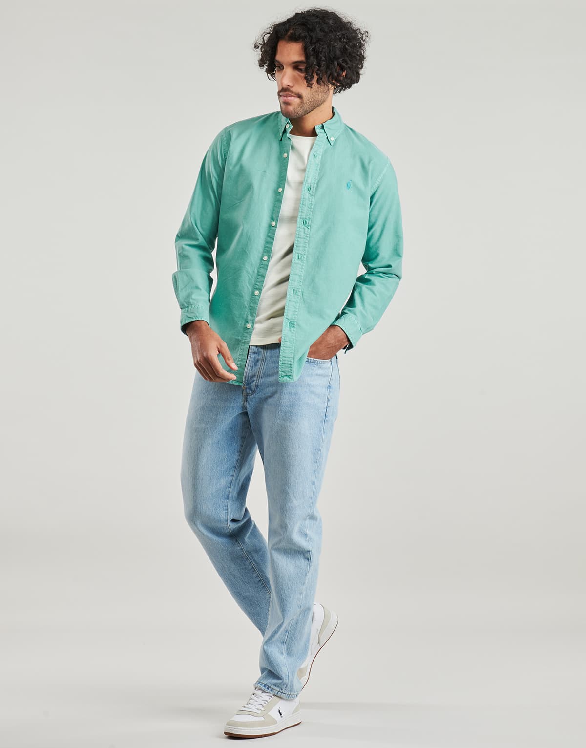 Men's Shirts Polo Ralph Lauren Green