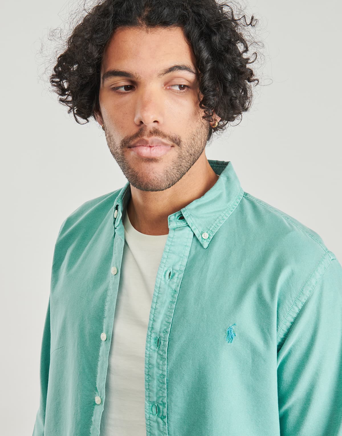 Men's Shirts Polo Ralph Lauren Green