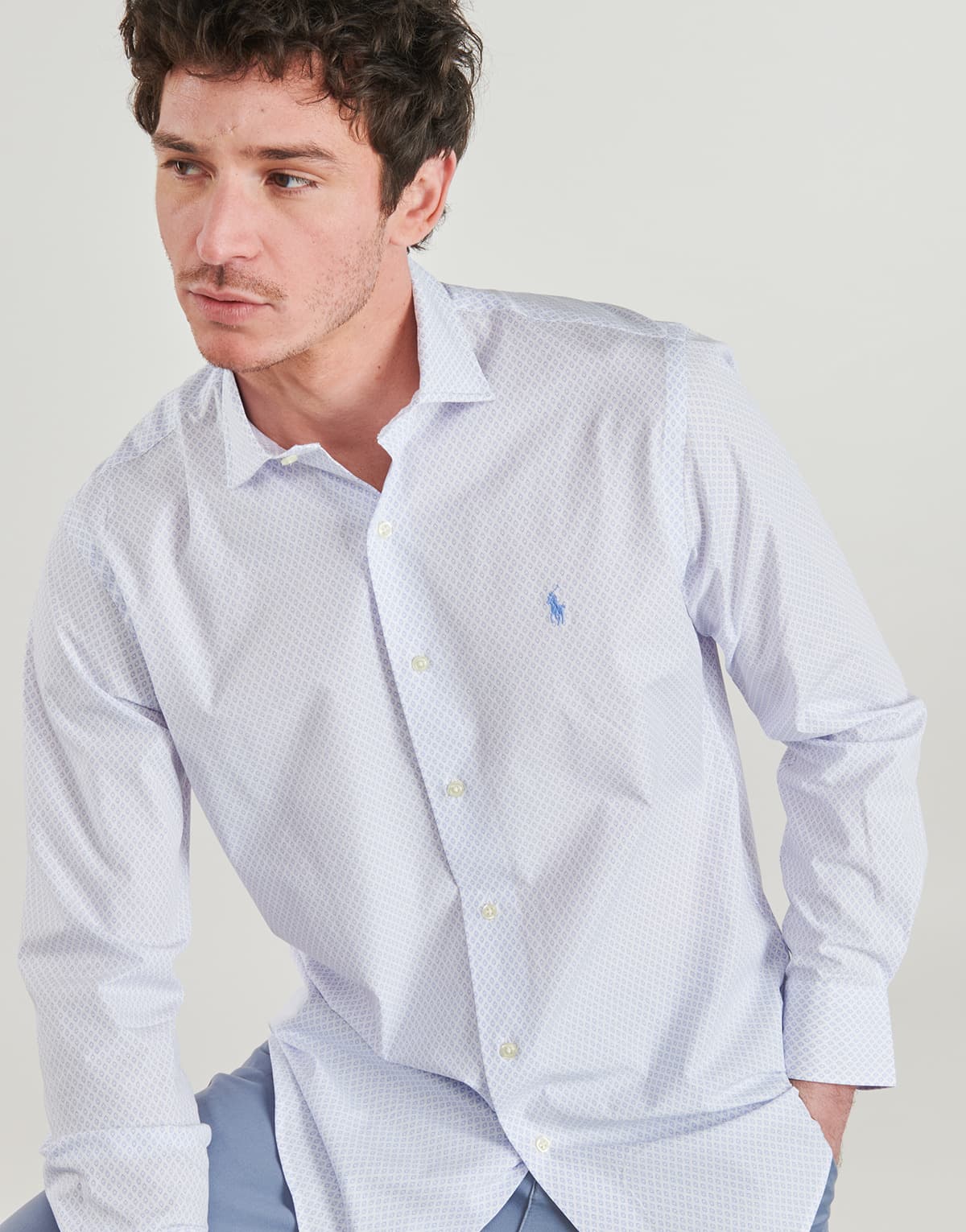 Men's Shirts Polo Ralph Lauren White