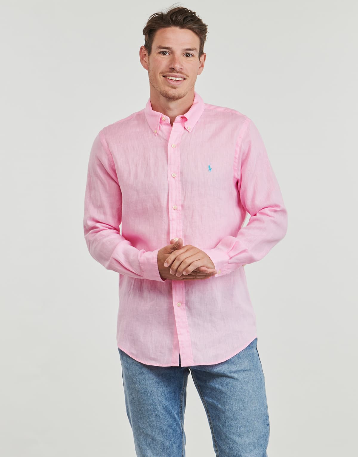 Men's Shirts Polo Ralph Lauren Pink