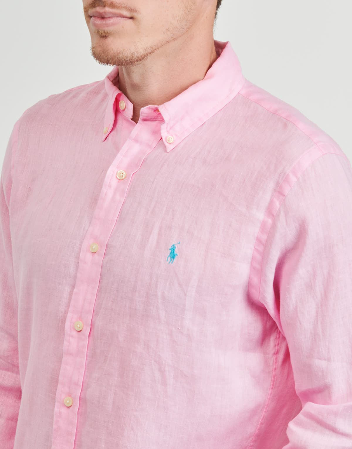 Men's Shirts Polo Ralph Lauren Pink