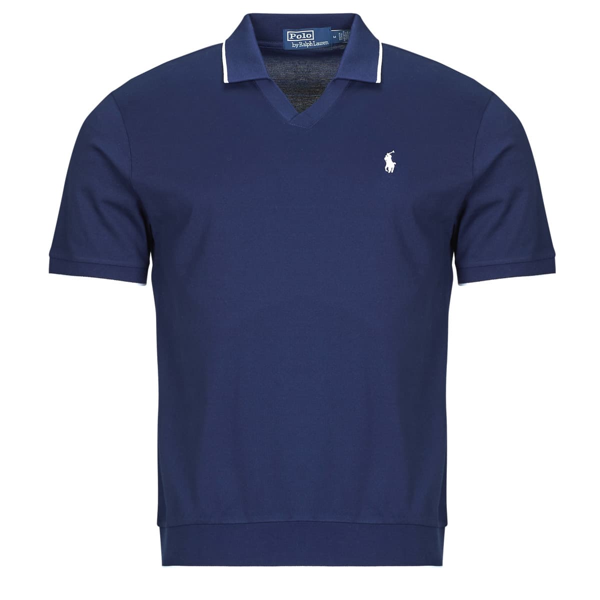 Πόλο με κοντά μανίκια Polo Ralph Lauren POLO HABILLE COL ITALIEN