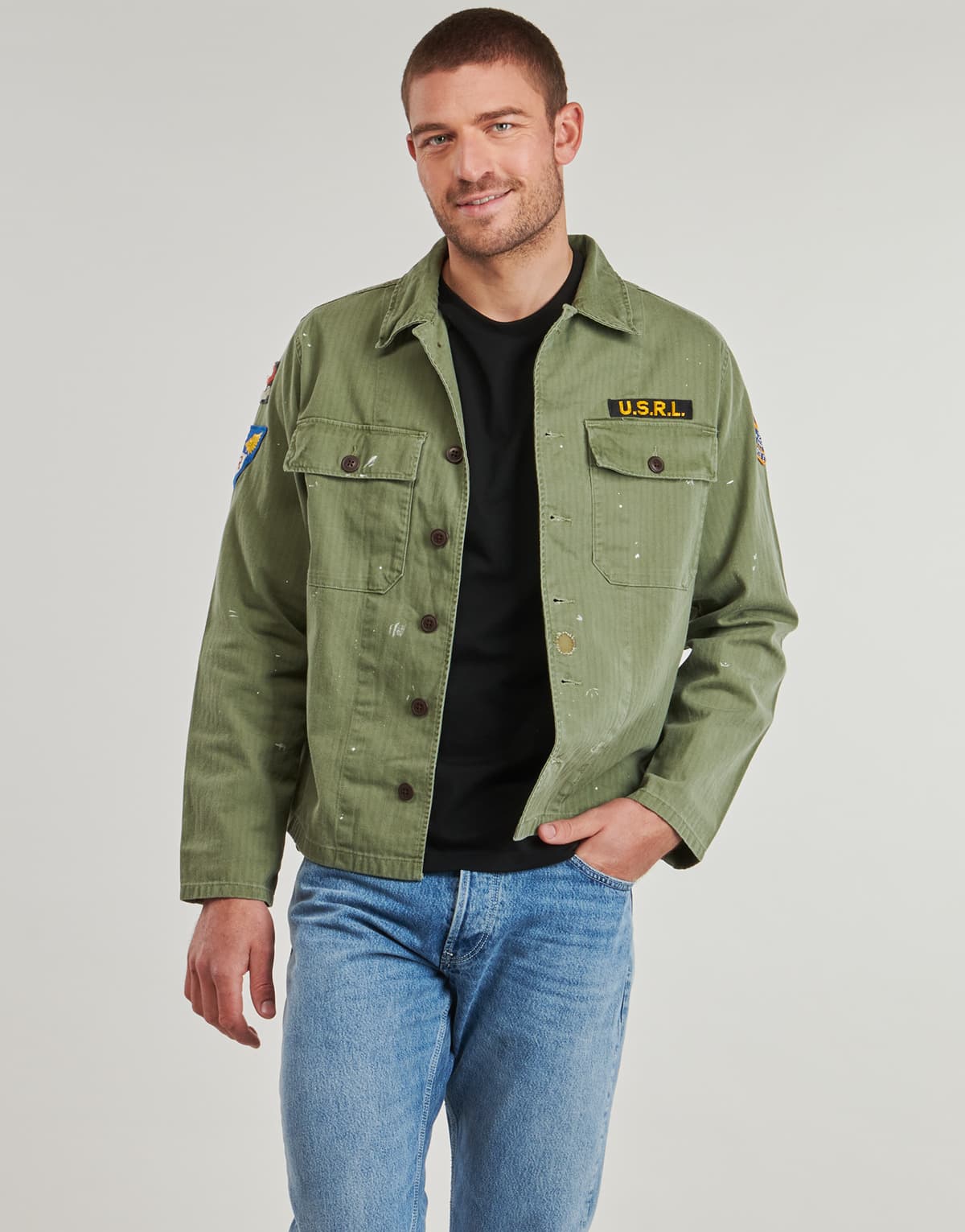 Men's T-Shirts Polo Ralph Lauren Khaki