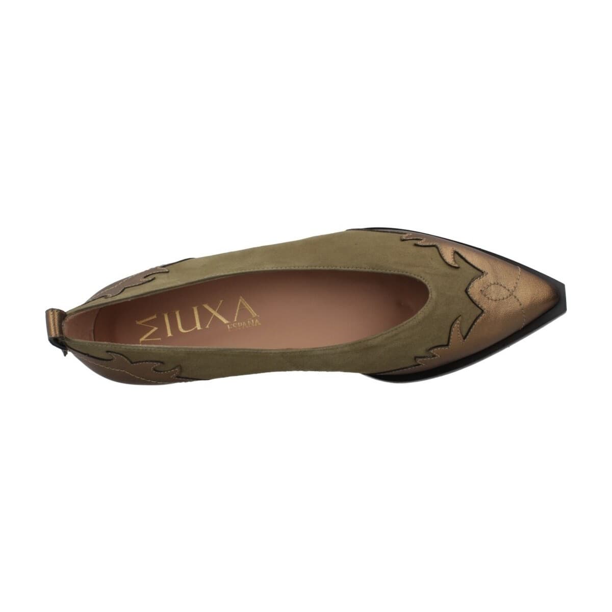 Women's Ballet Flats Miuxa Green