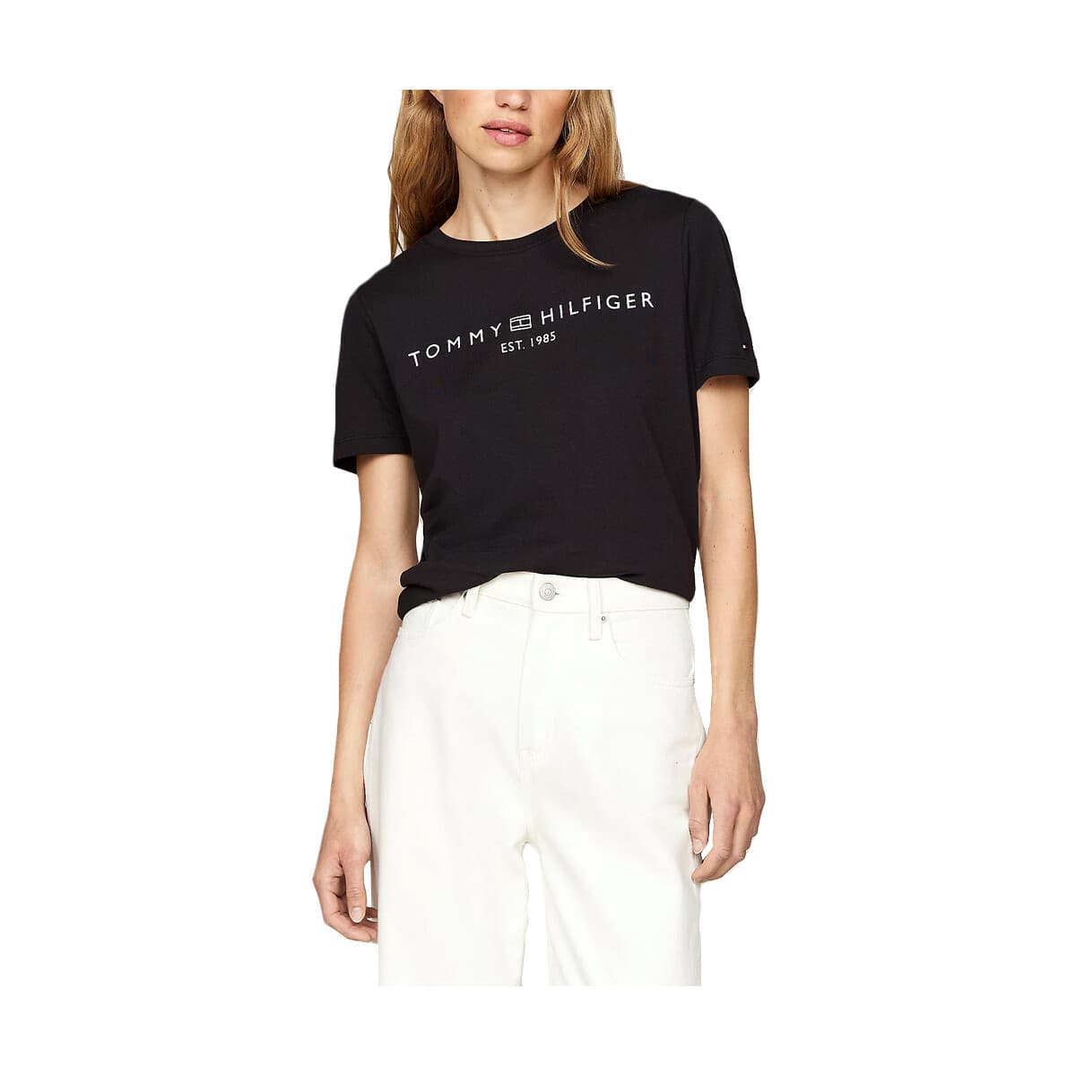 T-shirt με κοντά μανίκια Tommy Hilfiger LOGO CREW NECK T-SHIRT WOMEN