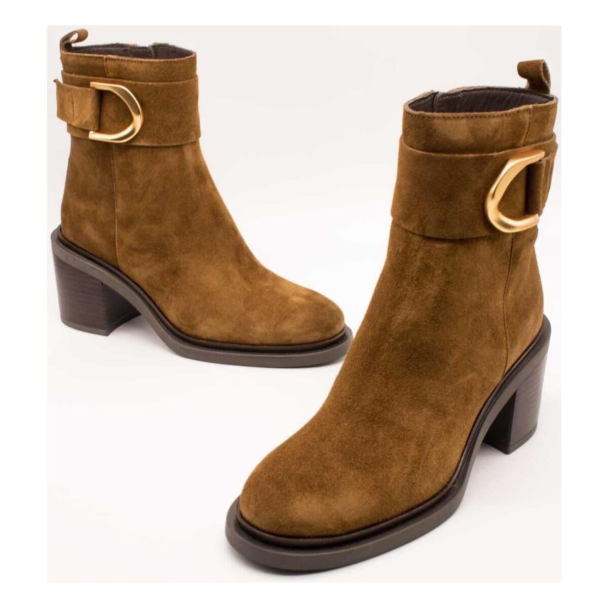 Women's Ankle Boots Alpe Brown